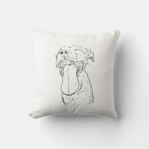 Amerikaanse Staffordshire Terrier Illustratie Kussen