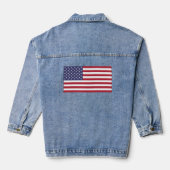 Amerikaanse Star-Spangled Banner Denim Jacket (Achterkant)