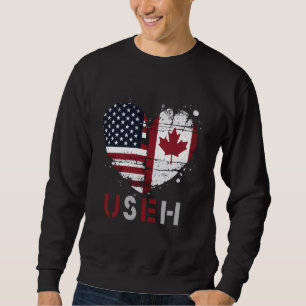 Amerikaanse Staten Canada Vlaggen Verenigde Staten Trui