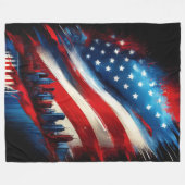 Amerikaanse steden fleece deken (Voorkant (Horizontaal))