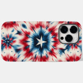 Amerikaanse ster Case-Mate iPhone case (Achterkant (horizontaal))