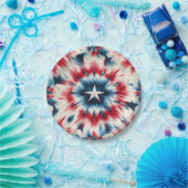 Amerikaanse ster papieren bordje (Feest)