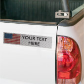 AMERIKAANSE STERKTE BUMPERSTICKER (Op Truck)