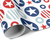 Amerikaanse sterren cadeaupapier (Rol Hoek)