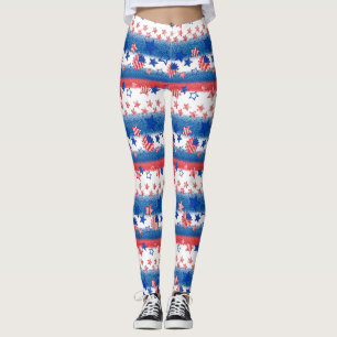 Amerikaanse sterren en strepen Amerikaanse vlag li Leggings