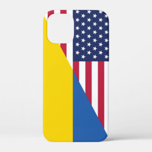 Amerikaanse steun aan Oekraïne Sherpa Blanket iPhone 12 Mini Hoesje