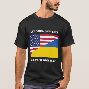 Amerikaanse steun aan Oekraïne-Sierkussen T-shirt