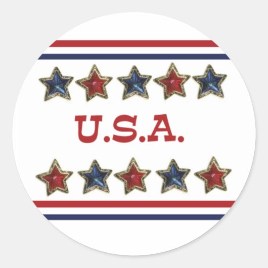 Amerikaanse Sticker (Voorkant)