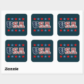 Amerikaanse Sticker (Vel)