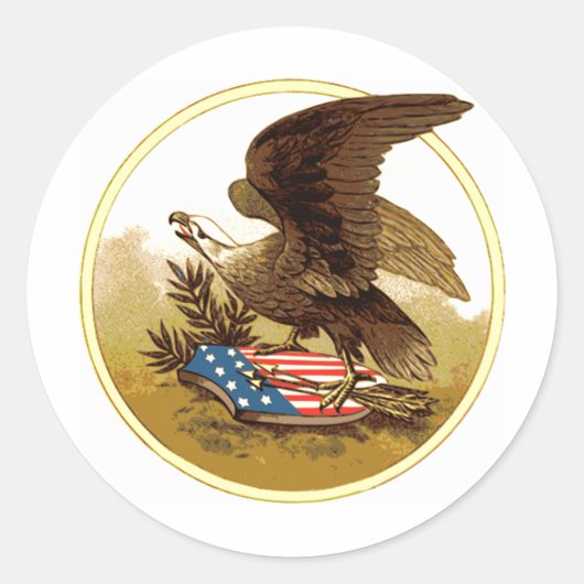 Amerikaanse Sticker Eagle (Voorkant)