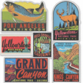 Amerikaanse Stickers voor reizen (Voorkant)