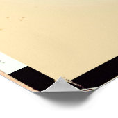 Amerikaanse stijlkaart poster (Hoek)