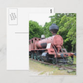 Amerikaanse stoomlocomotief Briefkaart (Voorkant / Achterkant)