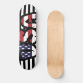 Amerikaanse Street Art Skateboard (Voorkant)
