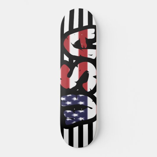 Amerikaanse Street Art Skateboard (Voorkant)