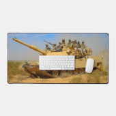AMERIKAANSE STRIJDTANK - M1 ABRAMS BUREAUMAT (Keyboard & Muis)