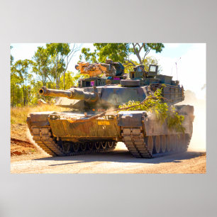 AMERIKAANSE STRIJDTANK - M1 ABRAMS POSTER