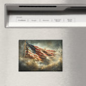 Amerikaanse strijdvlag magneet (Insitu (Vaatwasser))