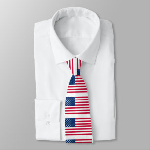 Amerikaanse Stropdas voor de vlag - VS - patriotti