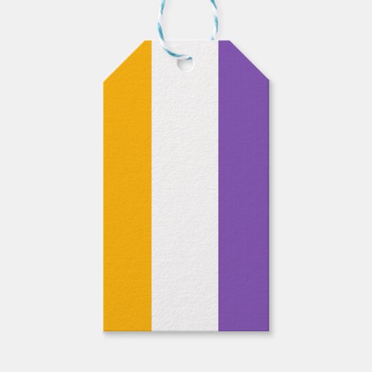 Amerikaanse Suffrage Vlag 19e Amendement Pack van  Cadeaulabel (Voorkant)