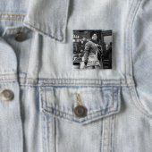 Amerikaanse Suffragette, 1910 Vierkante Button 5,1 Cm (In situ)