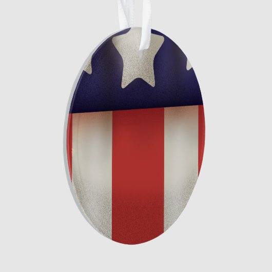 Amerikaanse superheld Logo Ornament (voorkant)