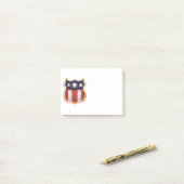 Amerikaanse superheld Logo Post-it® Notes (Op bureau)