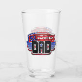 Amerikaanse Superpapa Glas (Achterkant)