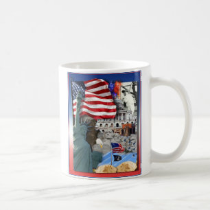 Amerikaanse symbolen koffiemok