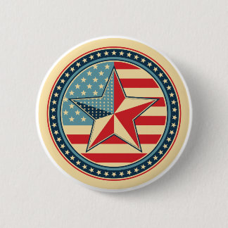 Amerikaanse symbolen ronde button 5,7 cm