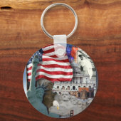 Amerikaanse symbolen sleutelhanger (Voorkant)