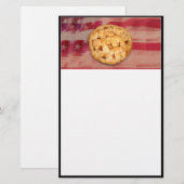 Amerikaanse taart op oude glorie briefpapier (Voorkant / Achterkant)