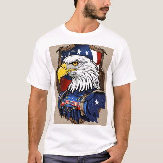 Amerikaanse tattoo design hebben vaak vetgedrukte t-shirt