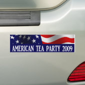 Amerikaanse Tea Party 2009 Bumpersticker (Op auto)