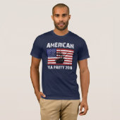 Amerikaanse Tea Party 2010 T-shirt (Voorkant volledig)