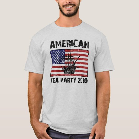 Amerikaanse Tea Party 2010 T-shirt (Voorkant)