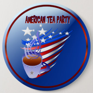 Amerikaanse Tea Party Button