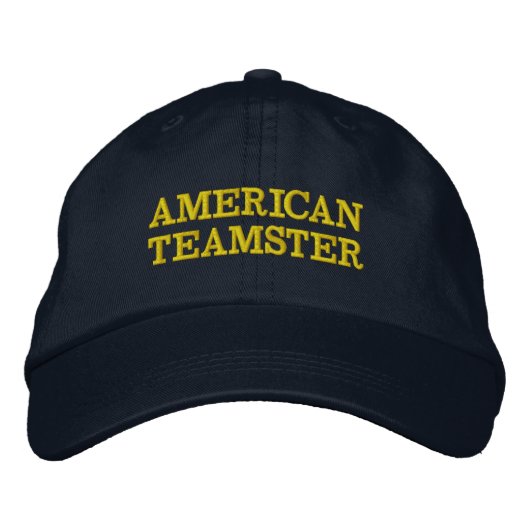 AMERIKAANSE TEAMSTER GEBORDUURDE PET (Voorkant)