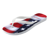 Amerikaanse Teenslippers brede riemen van MYETV (Schuin)