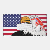 Amerikaanse tekening van een adelaar bureaumat (Keyboard & Muis)