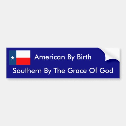 Amerikaanse ter bevalling bumpersticker (Voorkant)