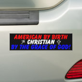Amerikaanse ter bevalling bumpersticker (Op auto)