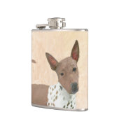 Amerikaanse tertierschilderingen zonder airconditi heupfles (Links)