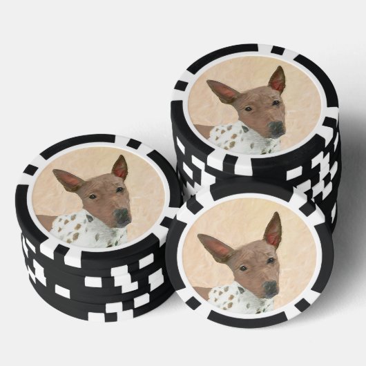 Amerikaanse tertierschilderingen zonder airconditi poker chips (Opstapeling)