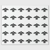 Amerikaanse Thunderbird Totem Cadeaupapier (Vlak)