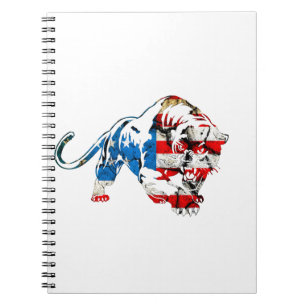Amerikaanse tijger notitieboek