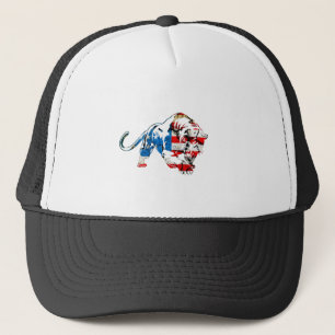 Amerikaanse tijger trucker pet