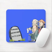 Amerikaanse tombstone mousepad muismat (Met muis)