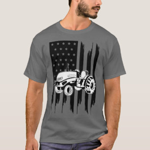Amerikaanse Tractor Farmer Rancher Farming Farmlan T-shirt