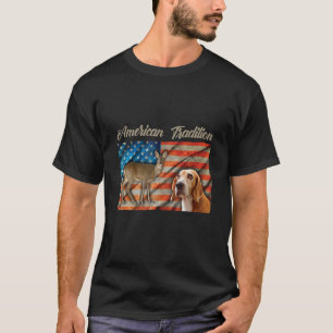 Amerikaanse traditie-oplegger jachthond van de win t-shirt